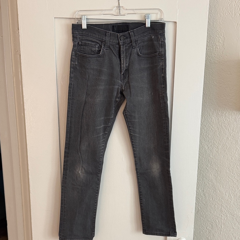 J Brand Men's Dark Gray Slim Jeans